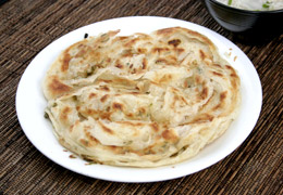 torta di scalogno verde