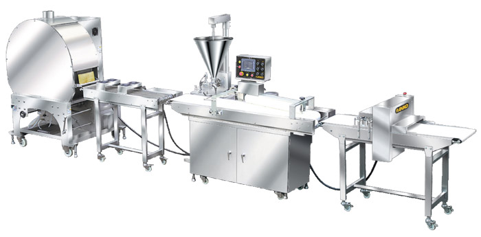 Automatic single / double production line of open ends finger spring roll FSP-Series