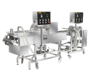 Linea di produzione automatica per impanare pastella e briciole, BBCB