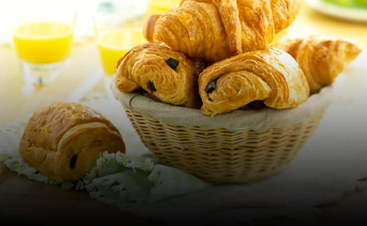 Croissant, smördeg